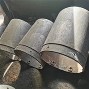 อุปกรณ์ท่อเหล็กหล่อที่ทนความร้อนขนาดใหญ่